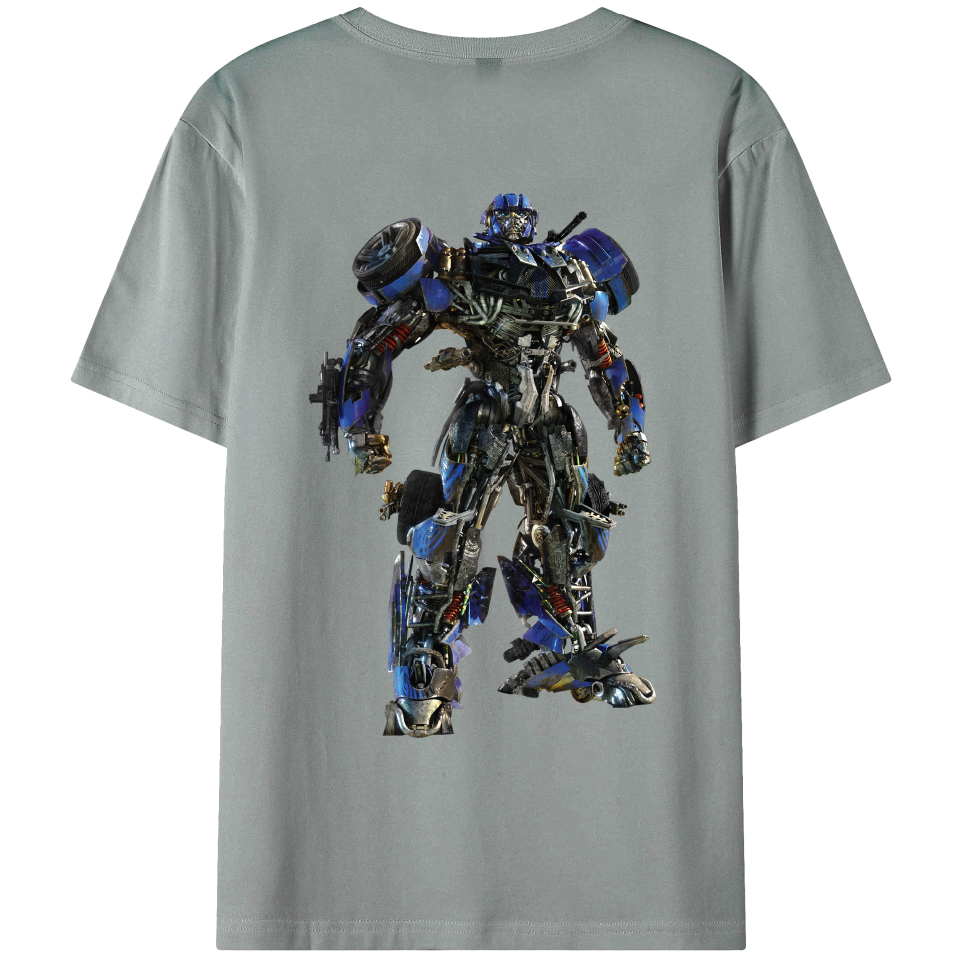 （画像用）  綿100％ メンズ半袖Tシャツ（バックプリント） 通気性